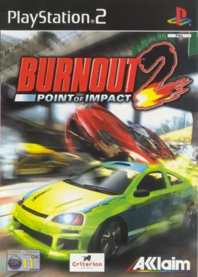 Burnout 2 - Point of Impact box cover front